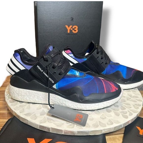 Adidas Y‑3 Retro Boost “Black Electric Blue” Yohji Yamamoto Boost Sneaker Men’s main image 11